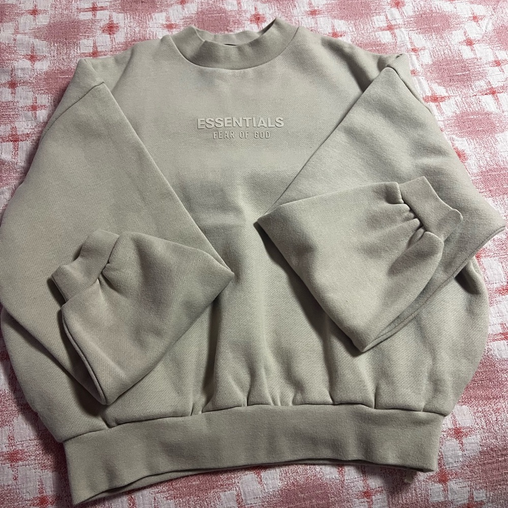 Fear of God Essentials Beige Sweatshirt Y8